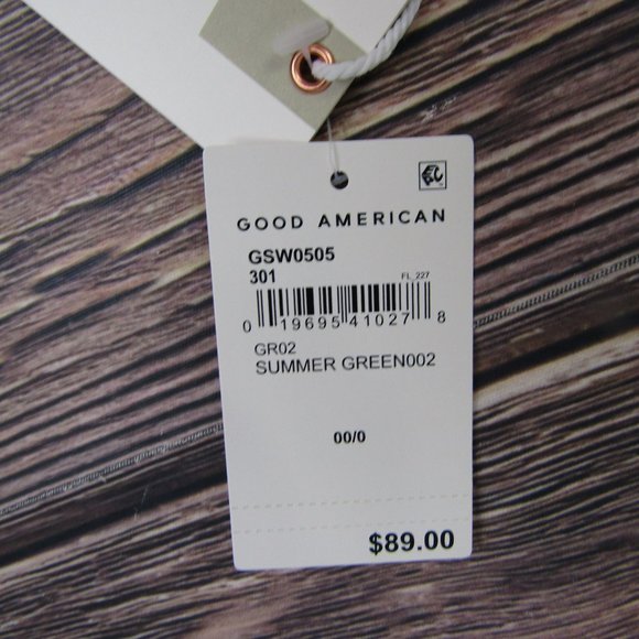 Good American Green One Piece Swimsuit - Picture 4 of 10